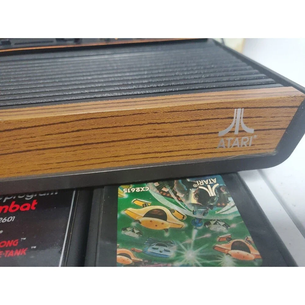 Original Atari 2600 Starter Set: Console w/ 7 Classic Games And Box Read